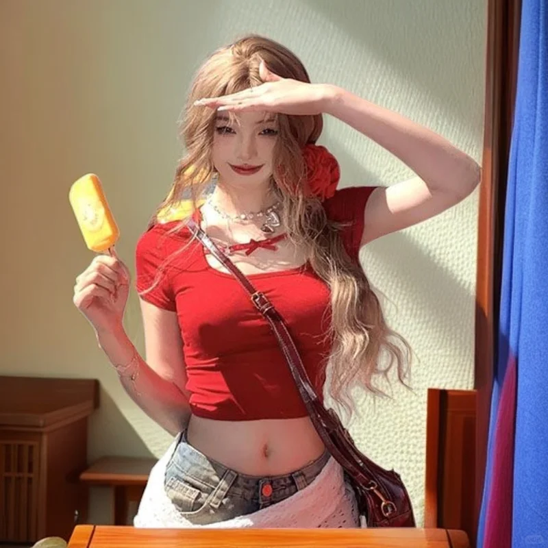 👗少女心爆棚的性感上衣💖