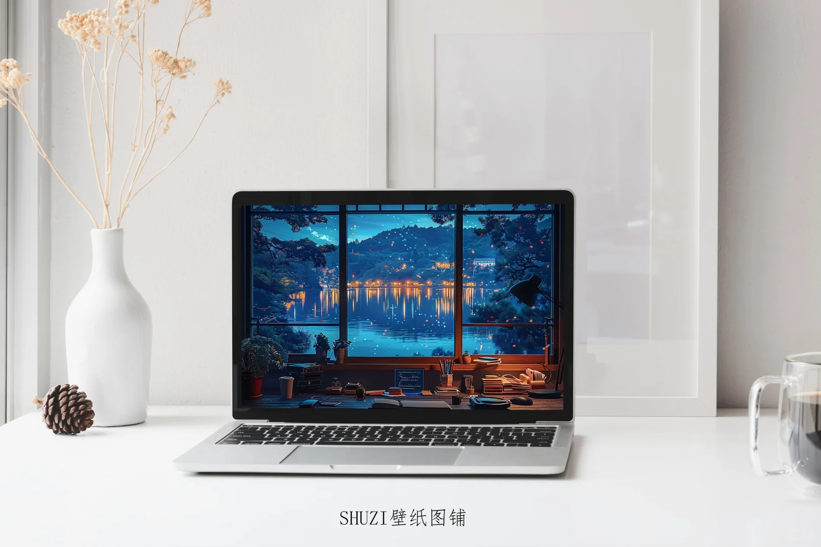 村庄书房夜景｜高清壁纸