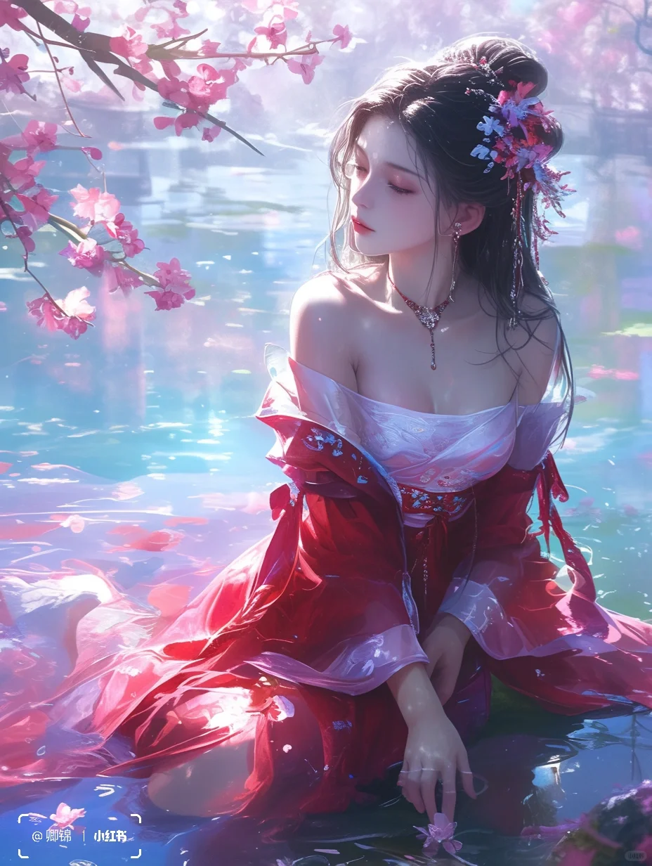 桃花一簇开无主，可爱深红爱浅红