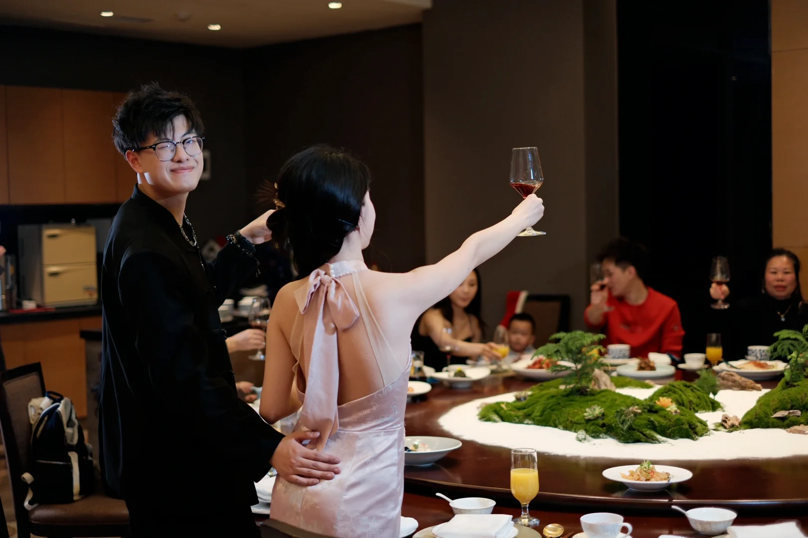 北京红色新中式订婚，美照轻松拍！