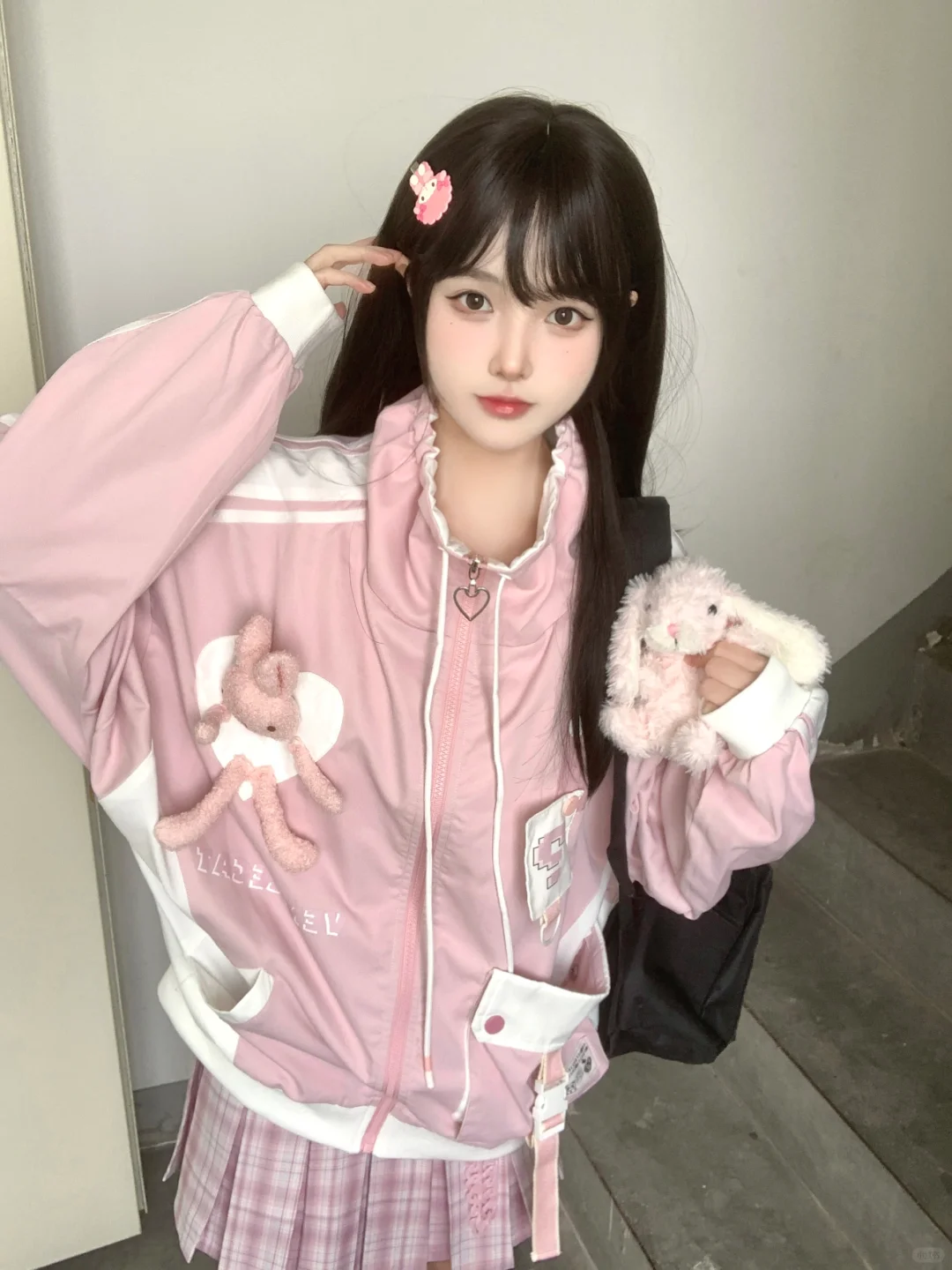 粉色૮๑-﹏-๑ა