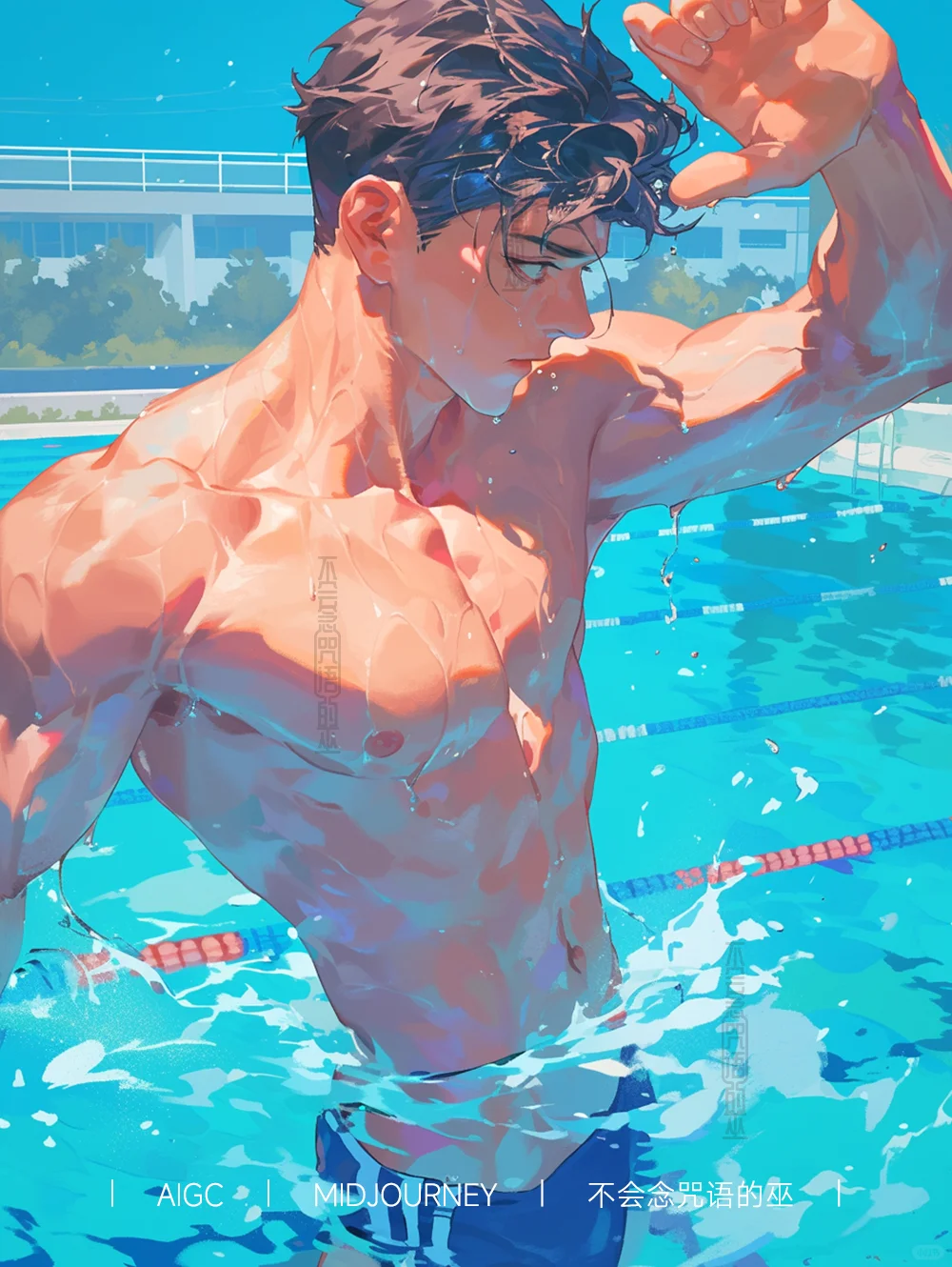 MJ｜泳池的夏天