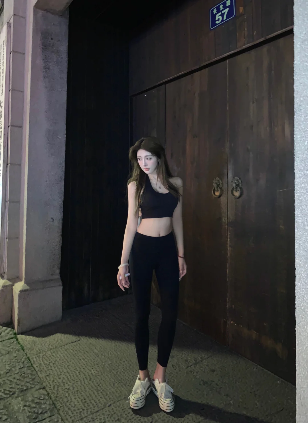 我的运动look健身瑜伽穿搭