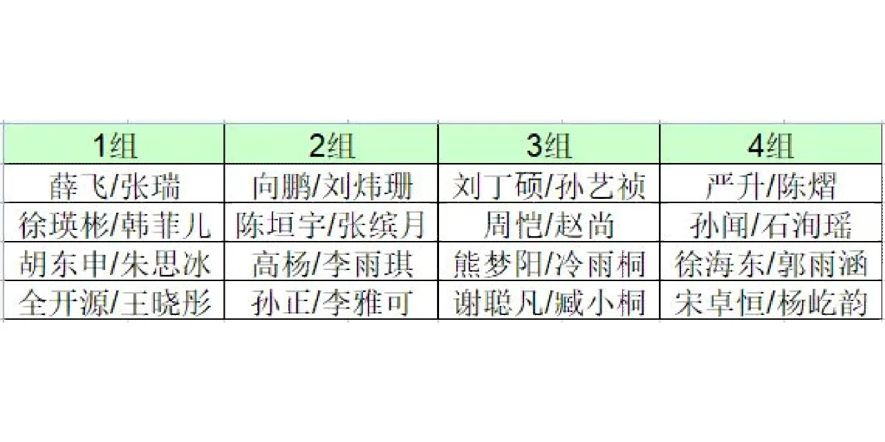 混双预赛有点意思