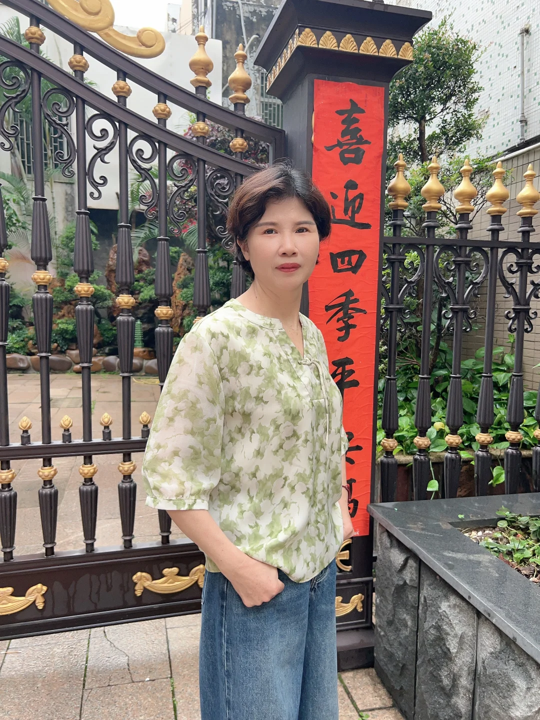 妈妈穿粉色秒变优雅女士💕