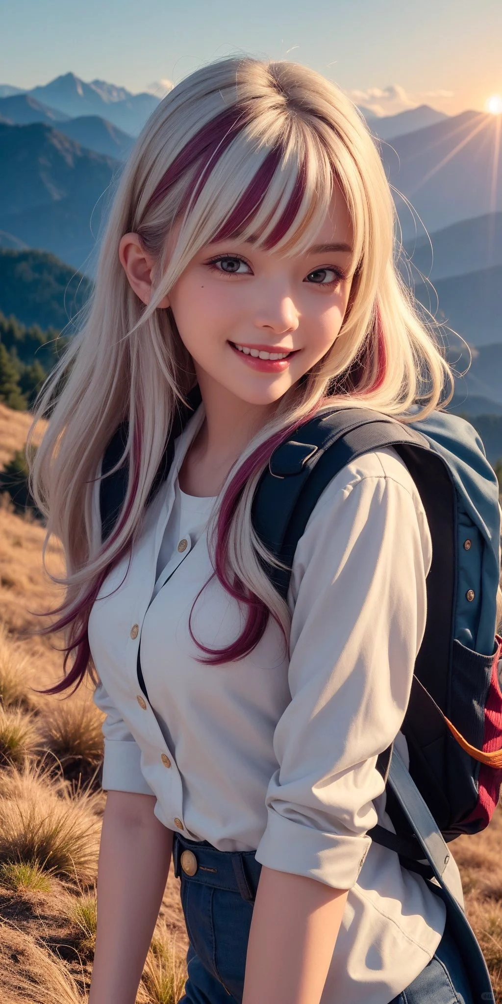 登山运动Ai女生
