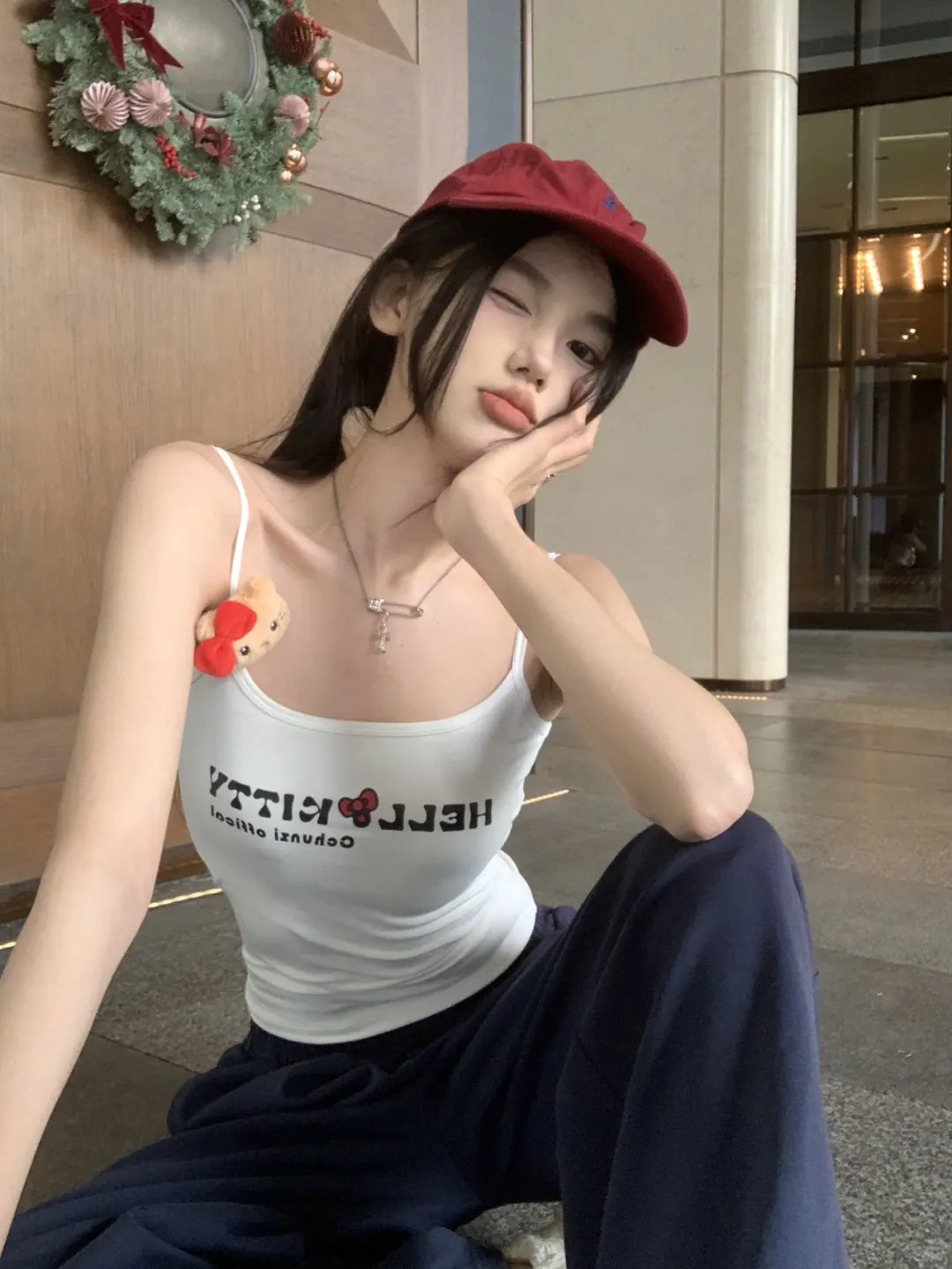 💖 这件Kitty猫美背我真的太喜欢了！