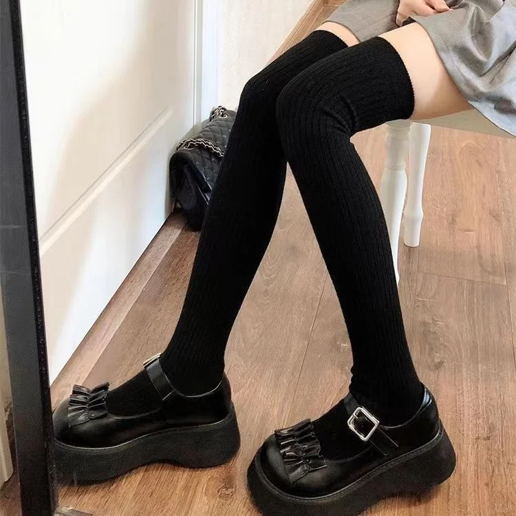 冬季必备🧦显瘦保暖长筒袜