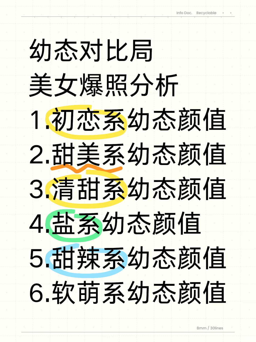 幼态系颜值分析你属于哪种幼态颜值