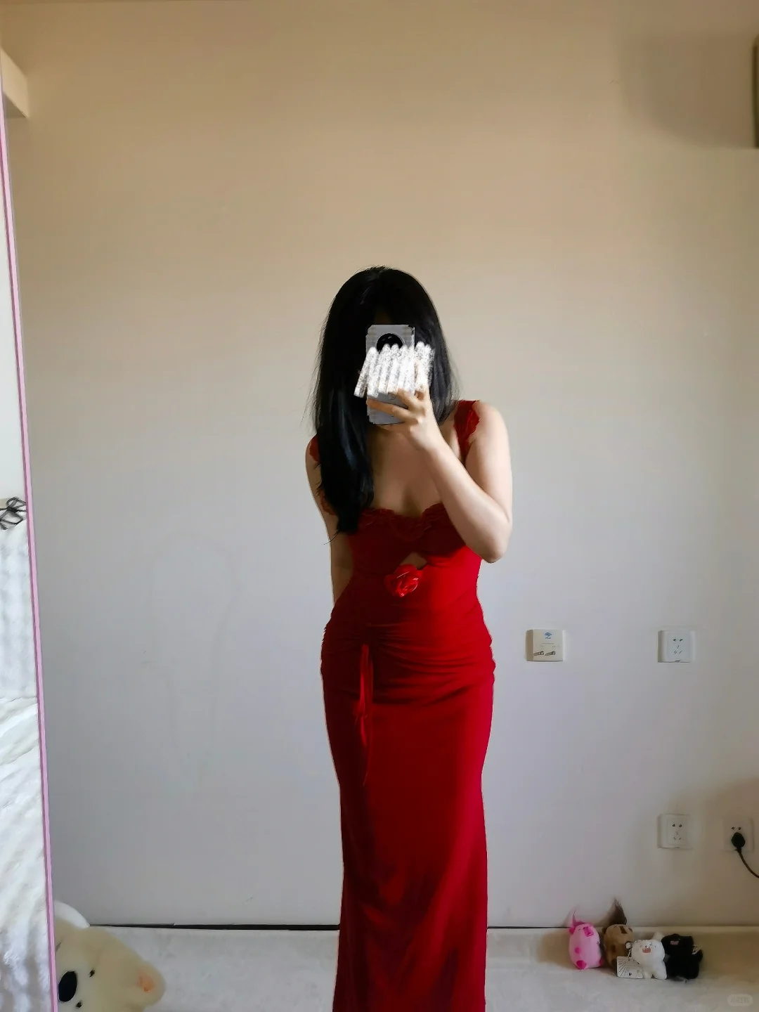 又美又妖娆的红色裙子！