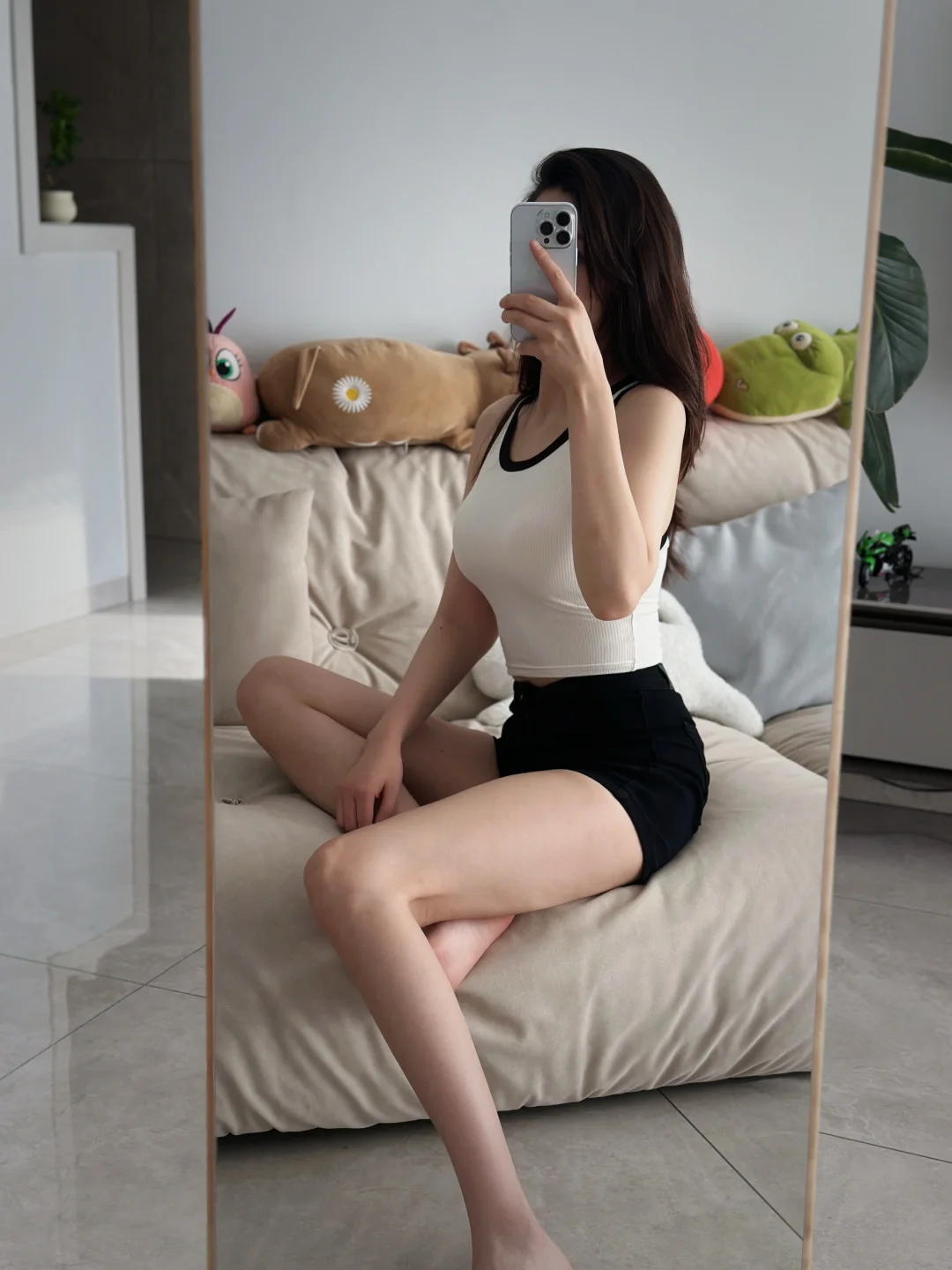 夏日ootd（背心+短裤）