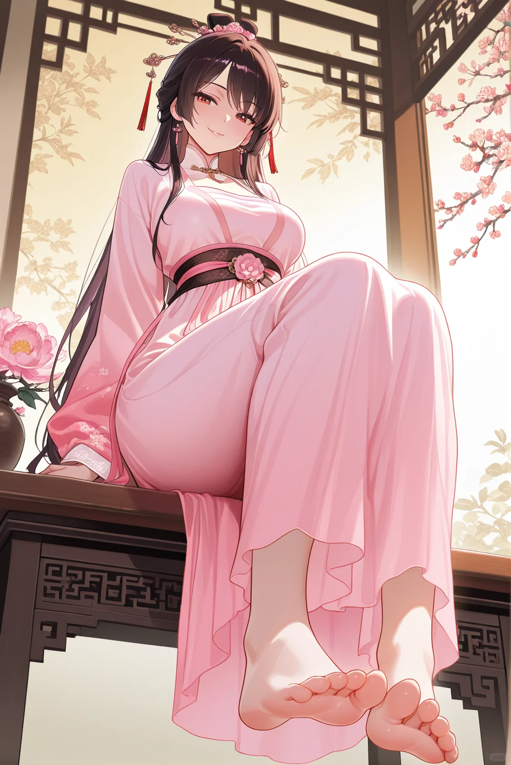 粉嫩嫩的少女