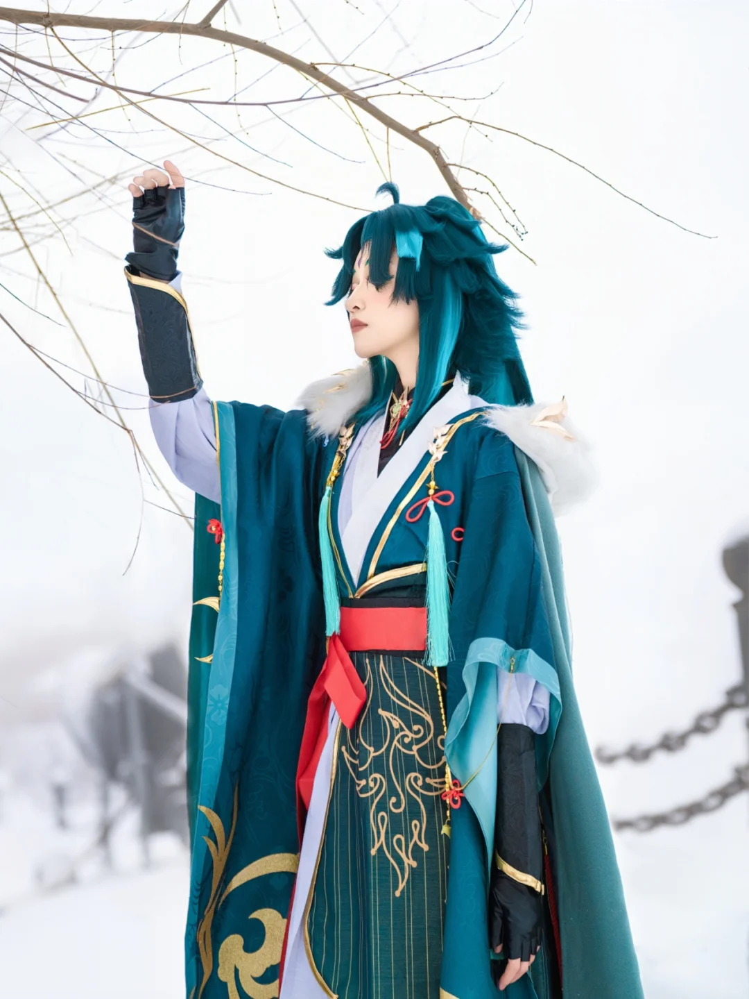 摄影师冻僵了也要拍的二次元少女