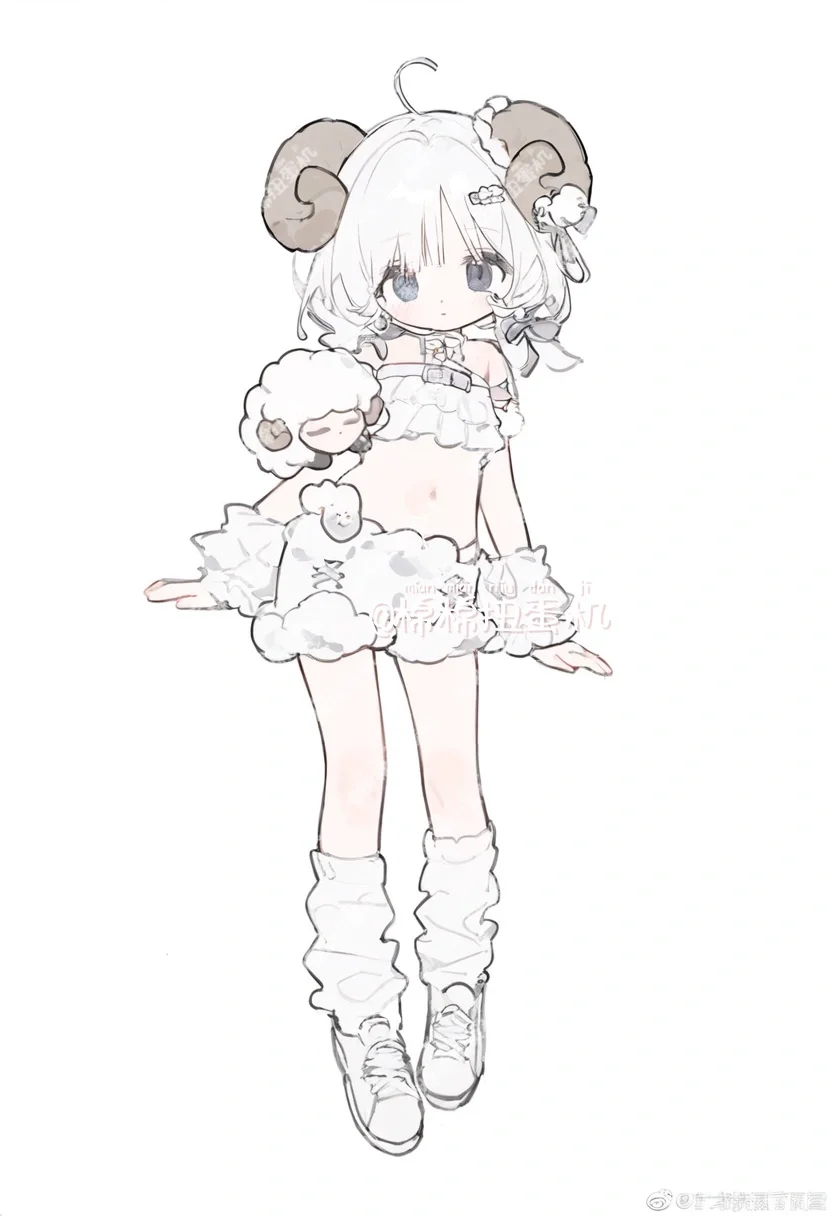 OC|软fufu的小羊设子☁️