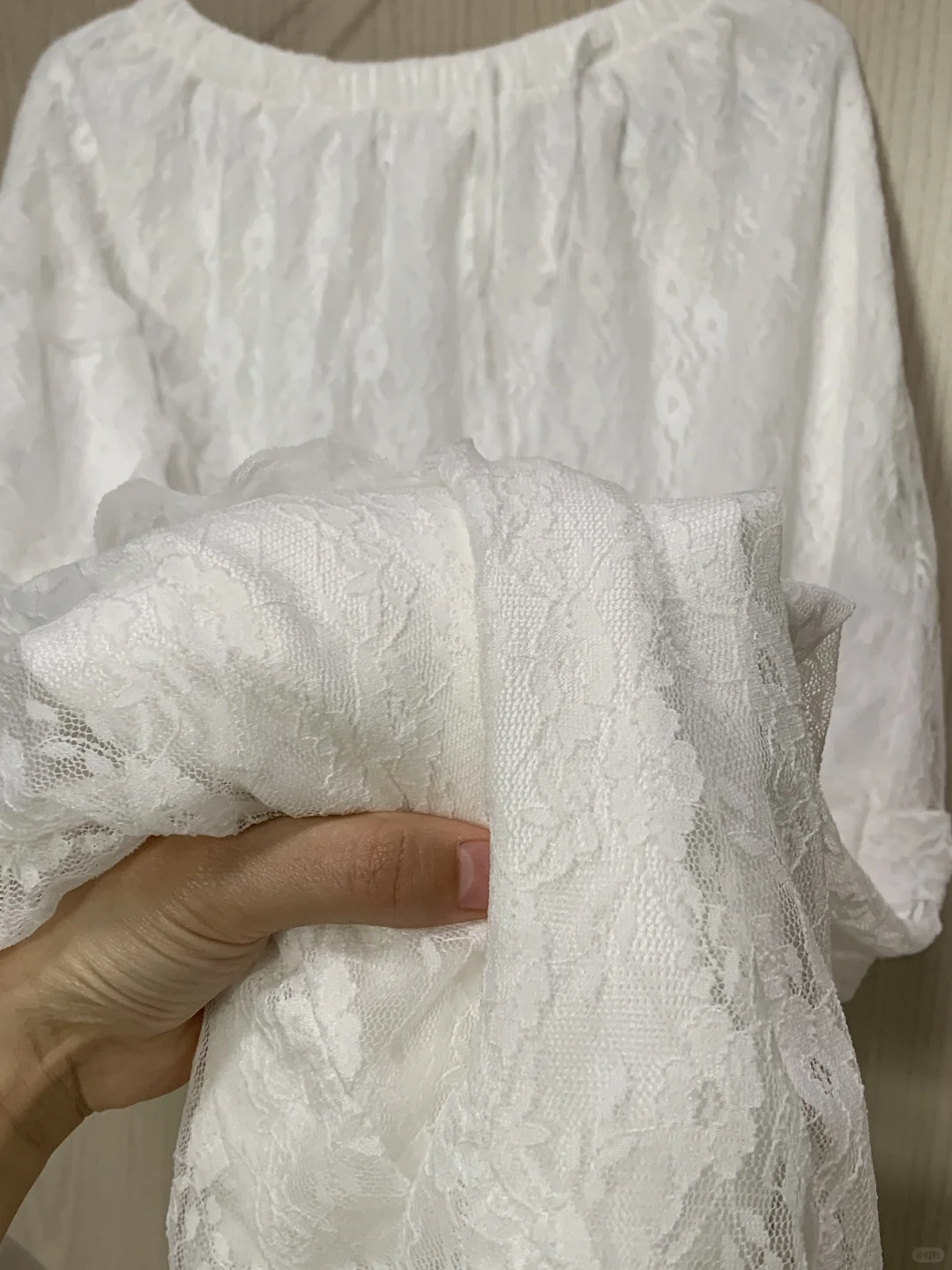 姐妹们！韩系蕾丝半身裙好显瘦✔️无广！！！