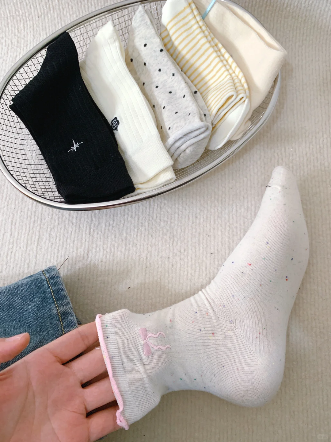 爱了！敲柔软的袜子🧦
