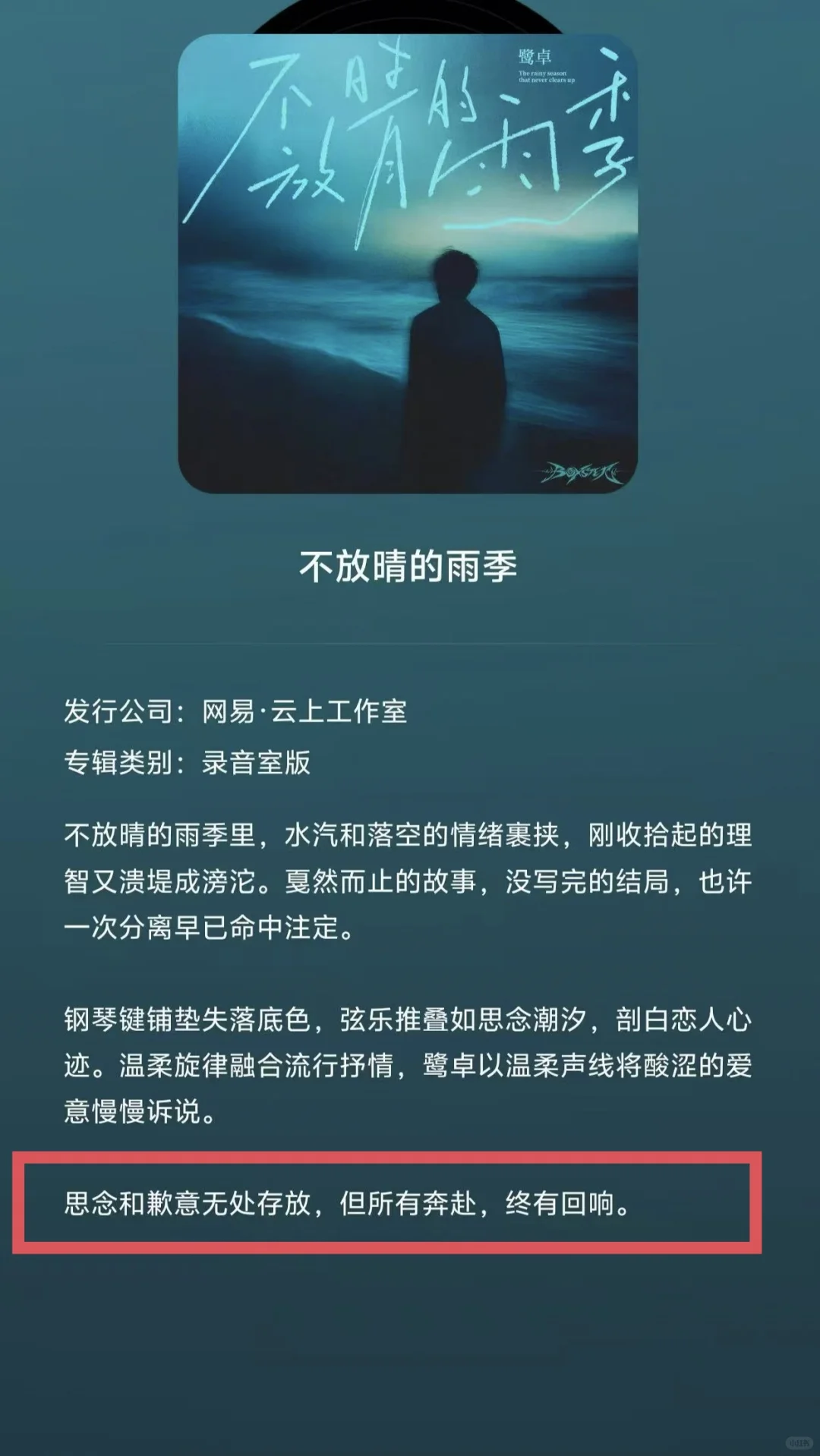 思念和歉意无处存放，但所有奔赴，终有回响