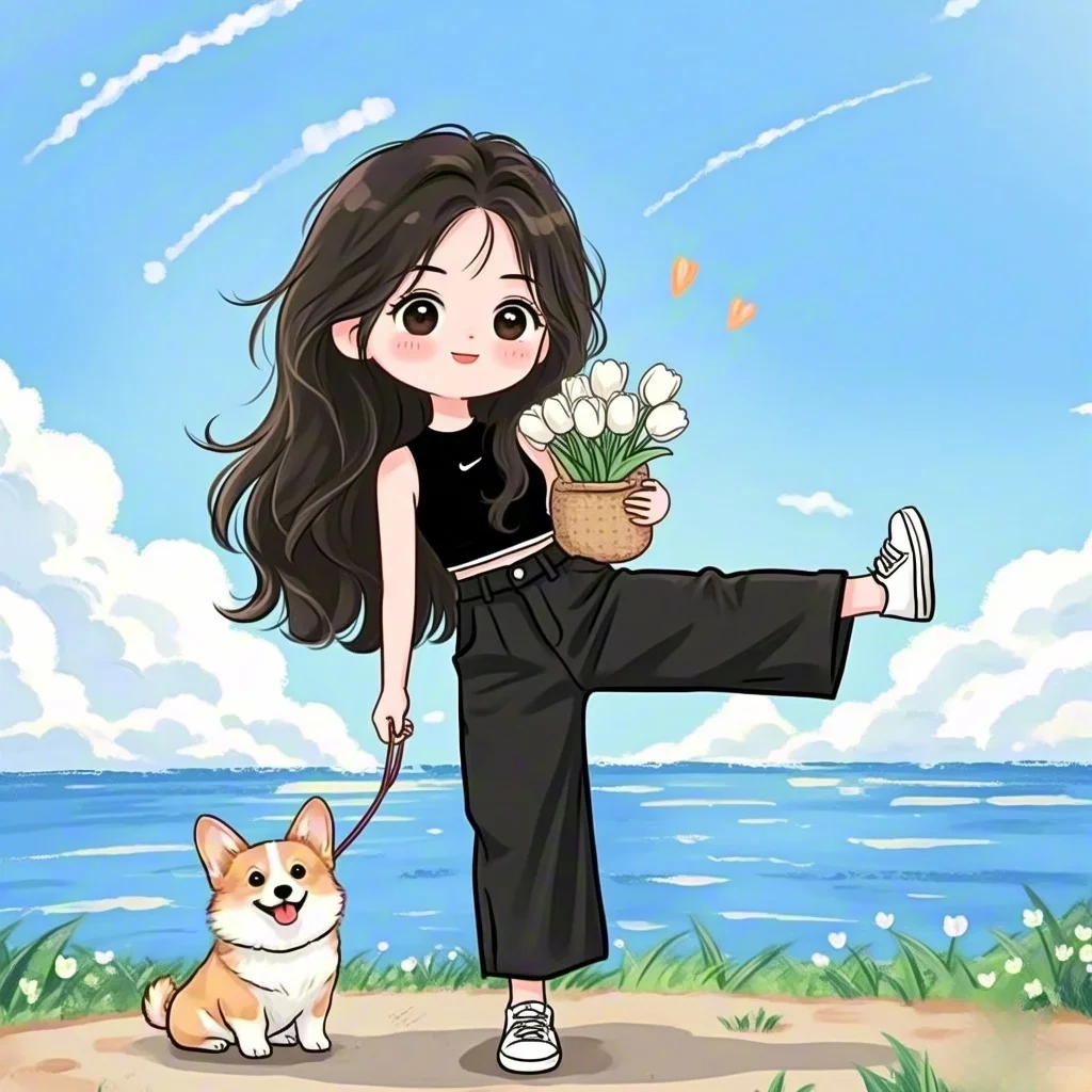 💚时间和我都在往前走｜女生头像