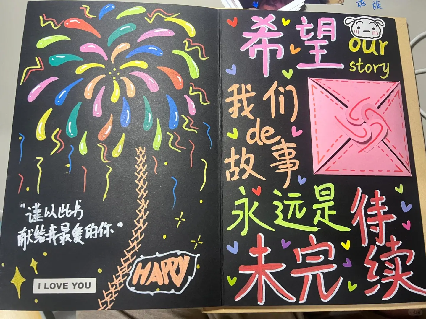 女朋友送的的风琴本～开心