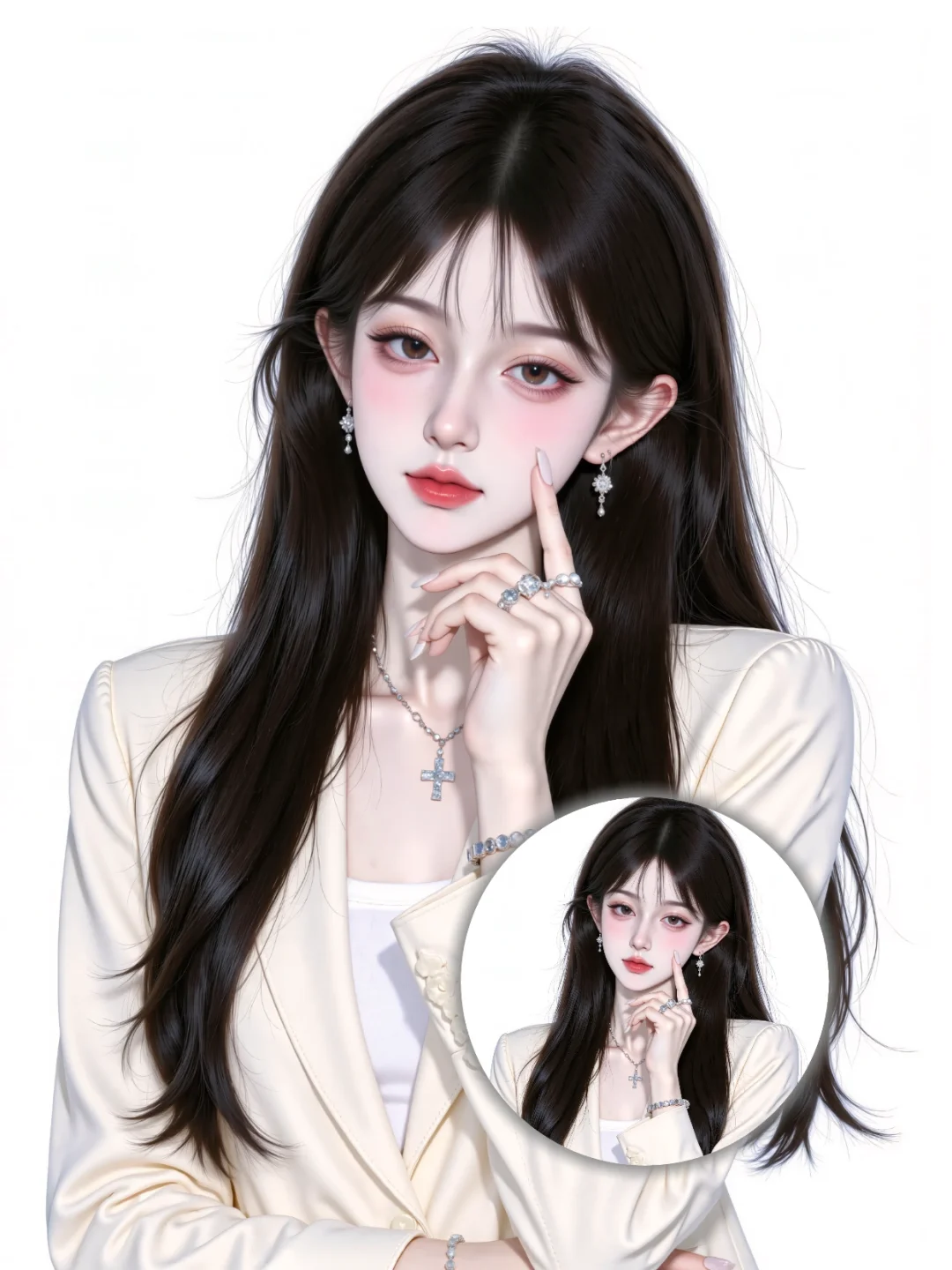 Ai女头｜ins风美少女