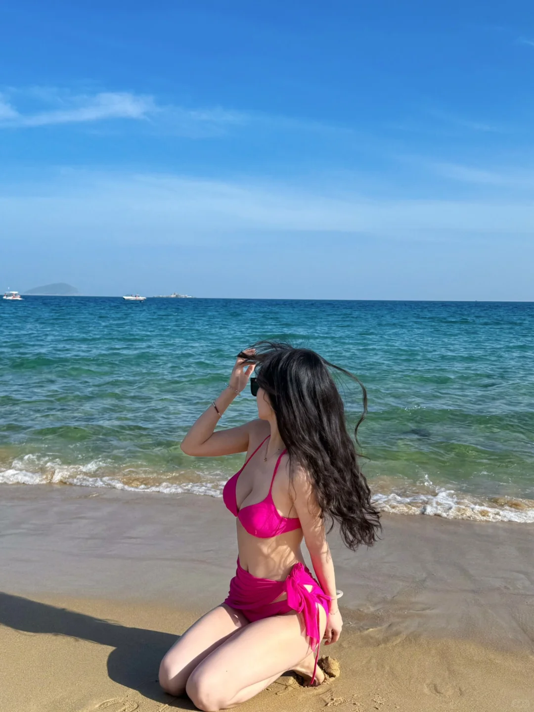 三亚陪拍|海边比基尼拍照姿势来啦💙