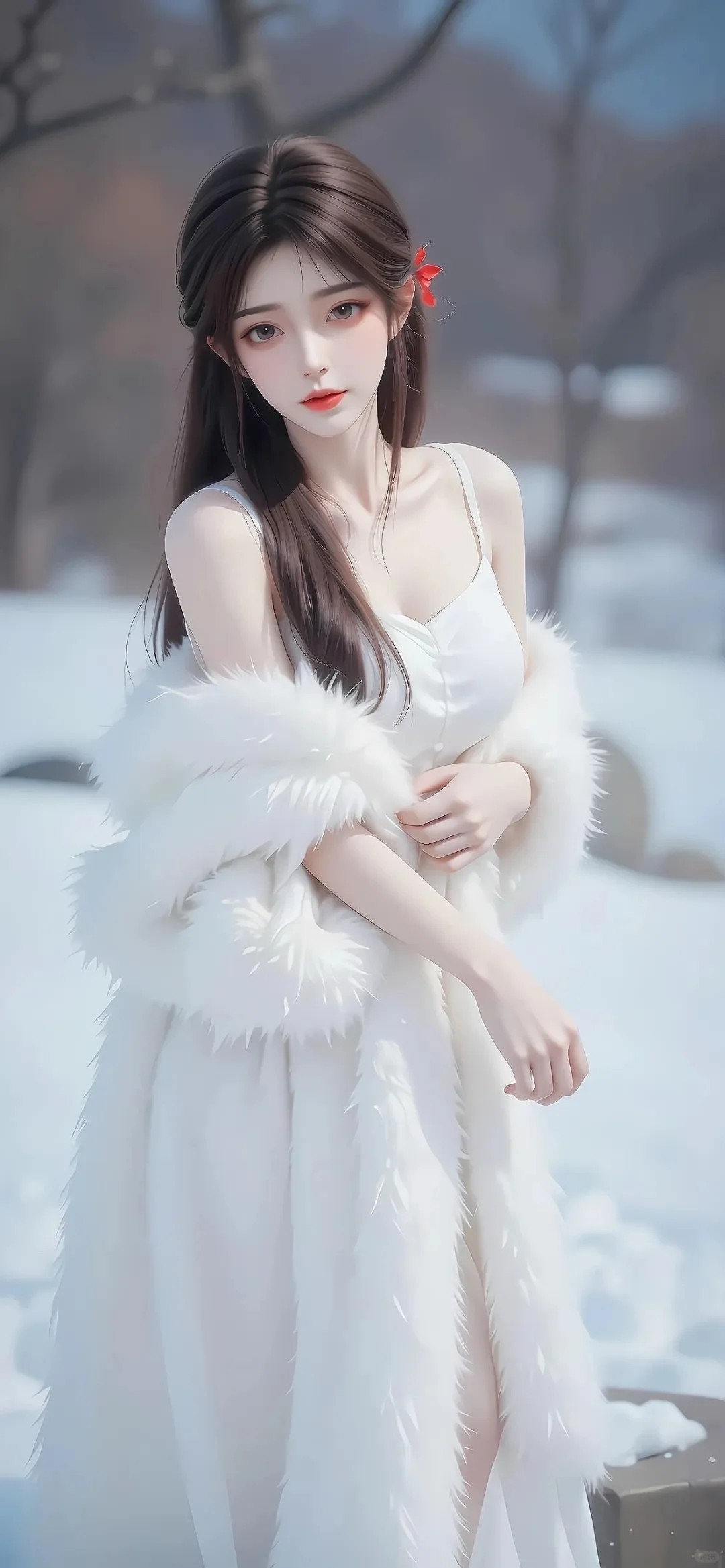 火灵儿现代服饰壁纸