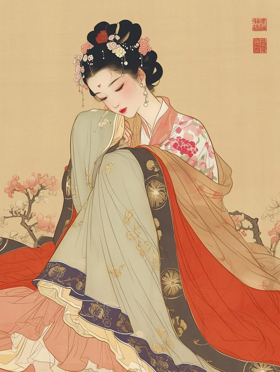 唐宫美人图‖如花似玉，豆蔻年华，红颜未老