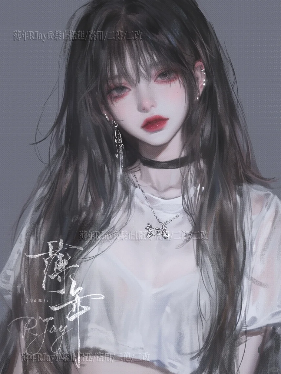 现代女图
