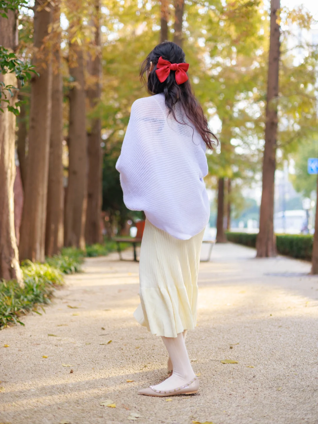 女大私拍 | 浅口平底鞋穿搭