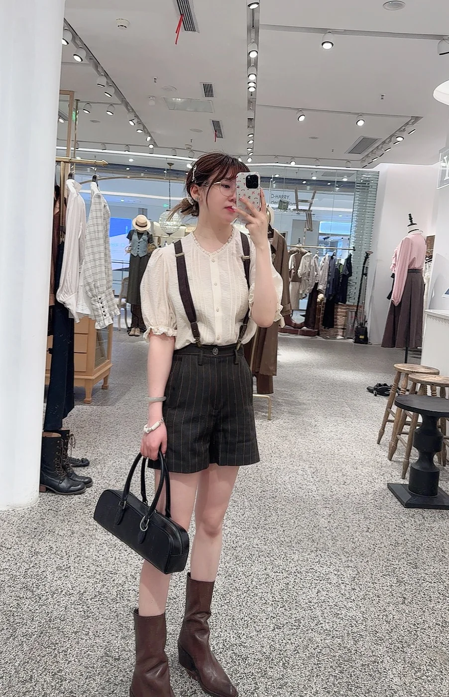 「?栗子色系的复古少女感」