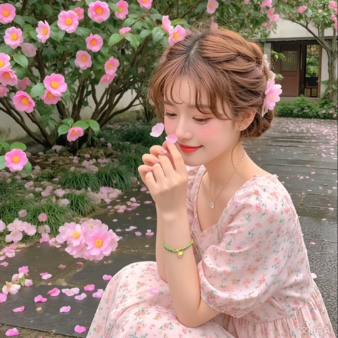 甜系少女 | 被春日蔷薇簇拥的温柔瞬间