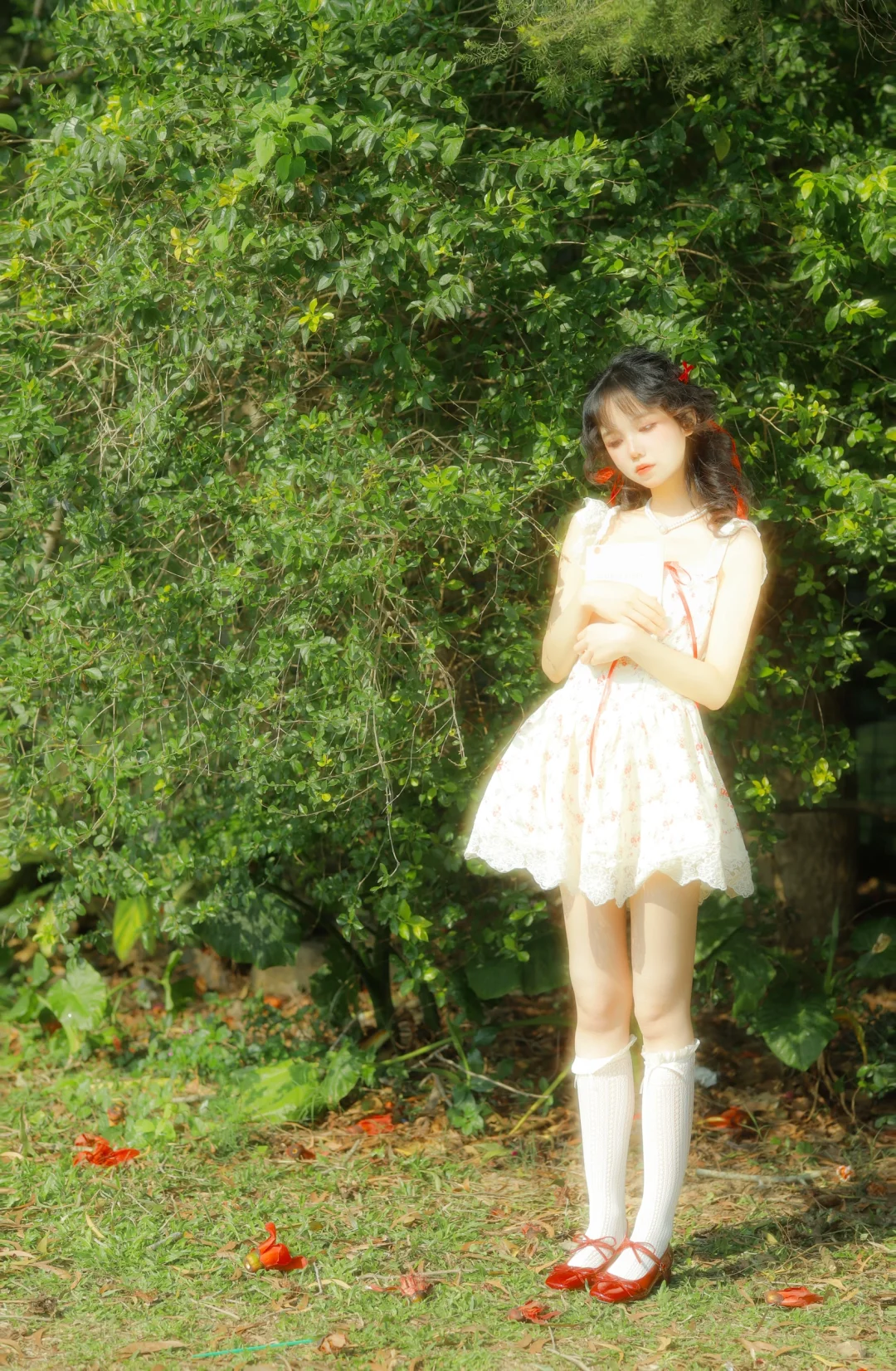 洛丽塔本命红色系🎴 油画感少女写真指南