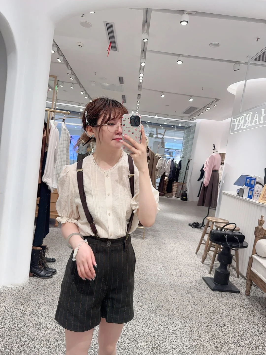 「?栗子色系的复古少女感」