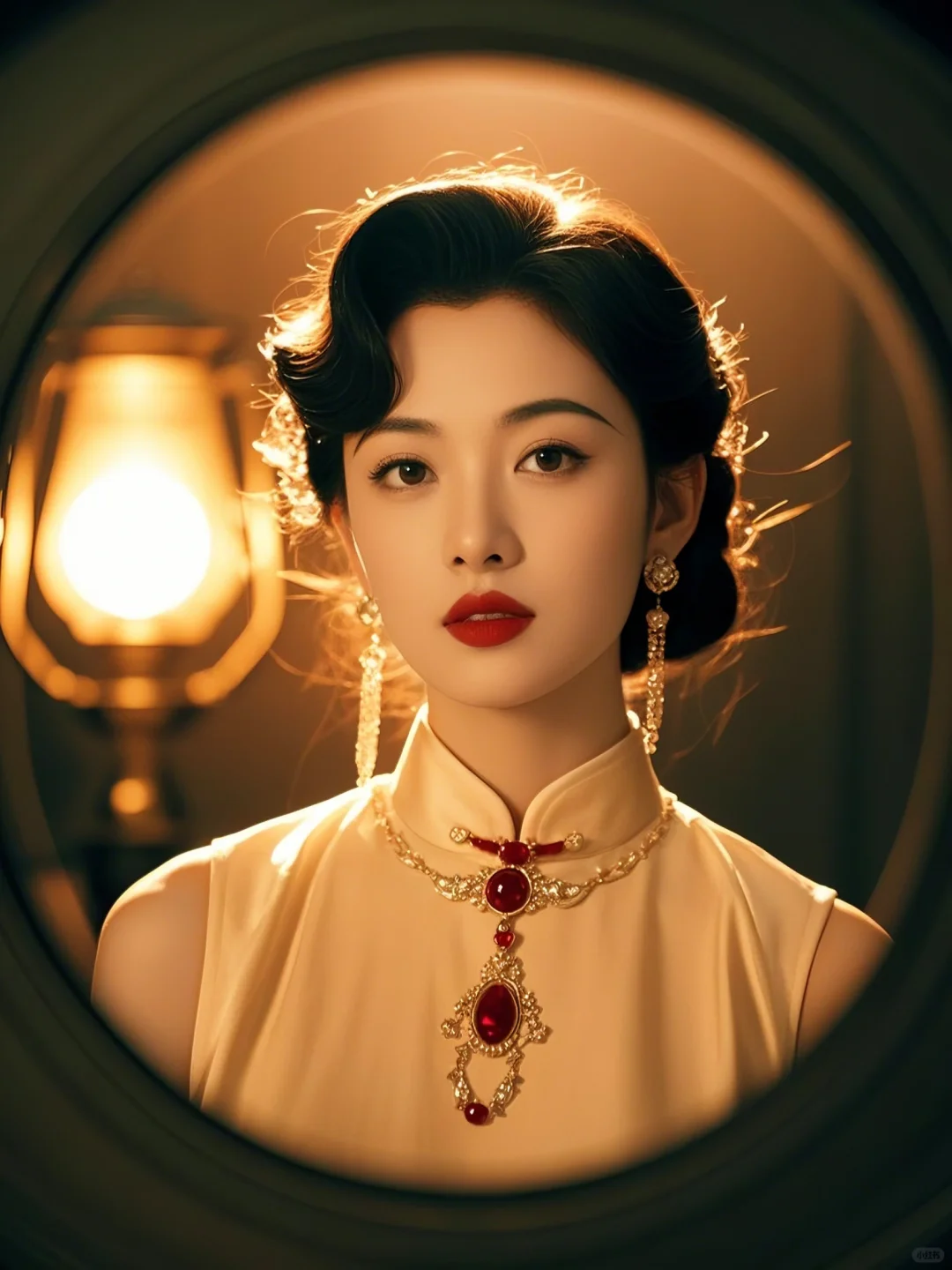 迷人的光影映衬出别致的古典之美《旗袍雅韵》