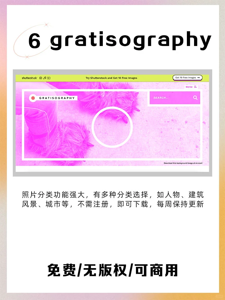 干货🔥6个超好用免费无版权高清网站✅