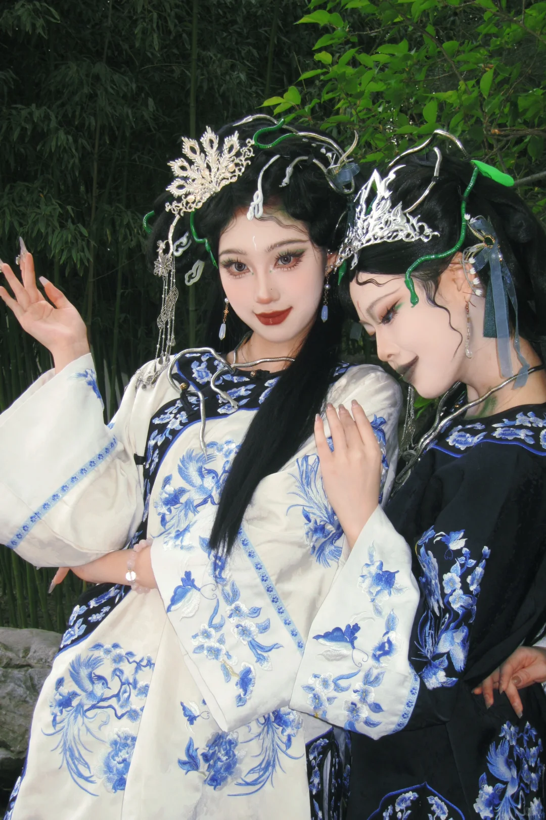 当清汉女遇到青白蛇？…完全是中式美学