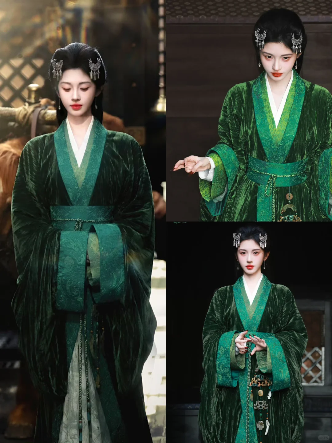感受到导演对一番女主妆造的用心了