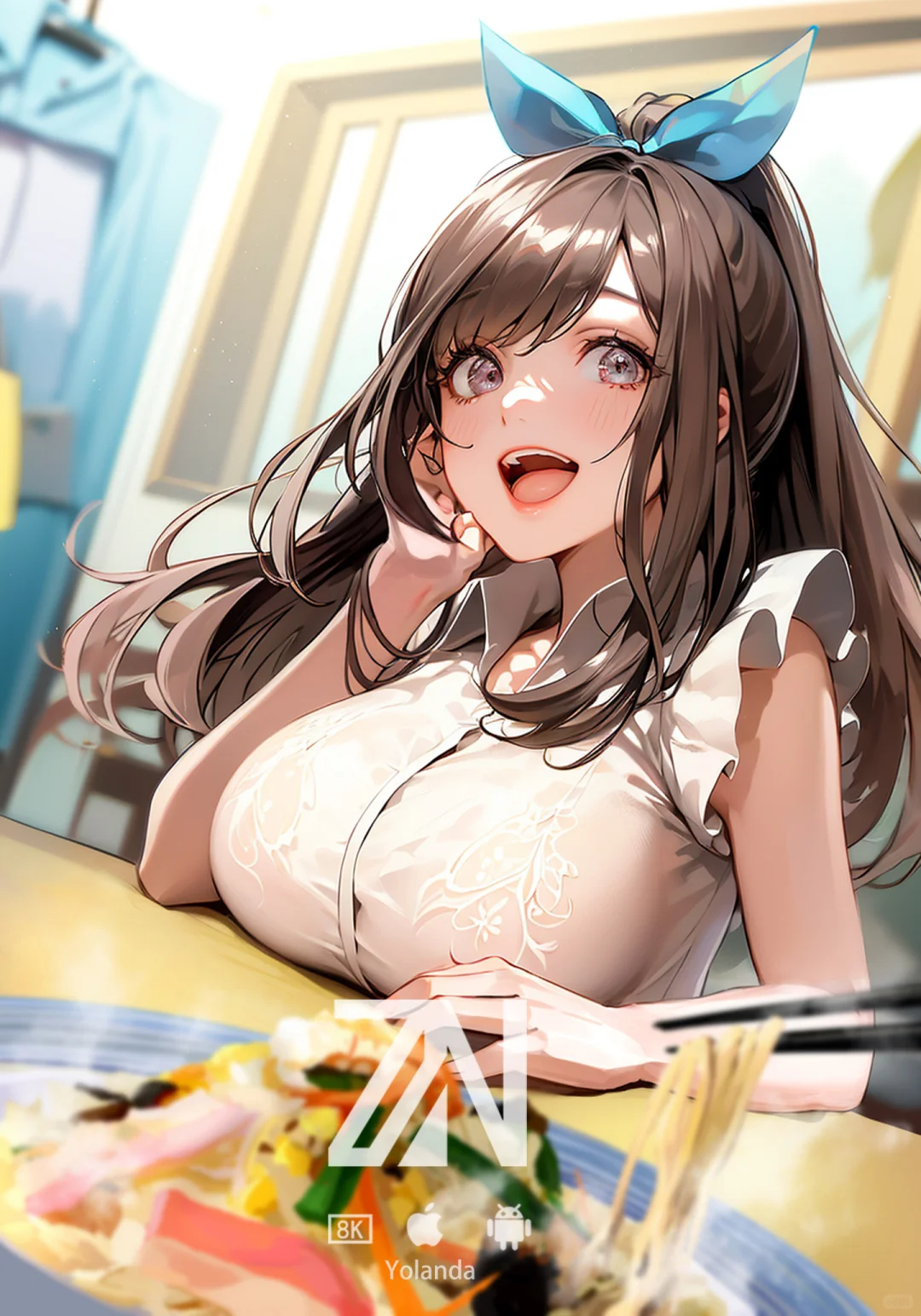 用秀色可餐形容最好不过了♥