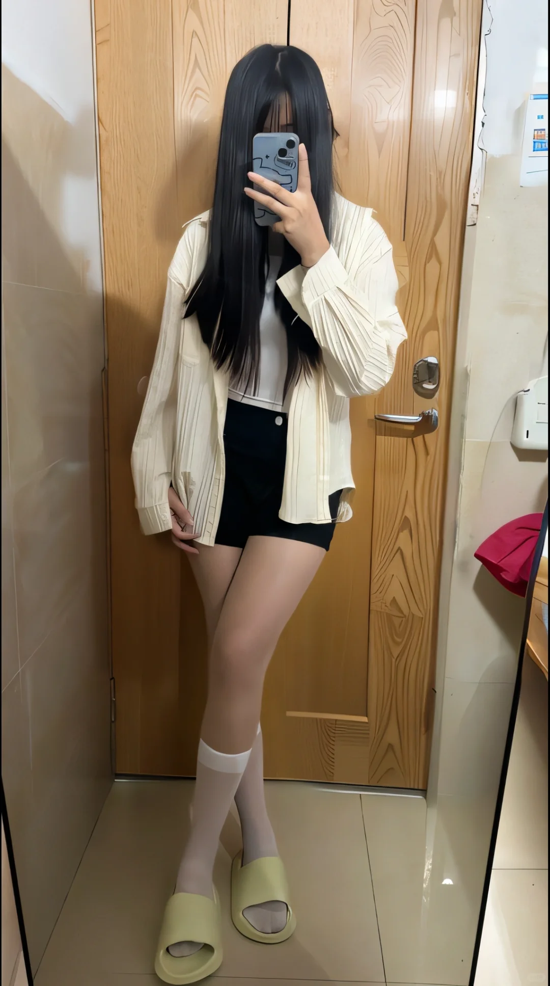 学姐风！🧸一组图证明你爱中筒袜