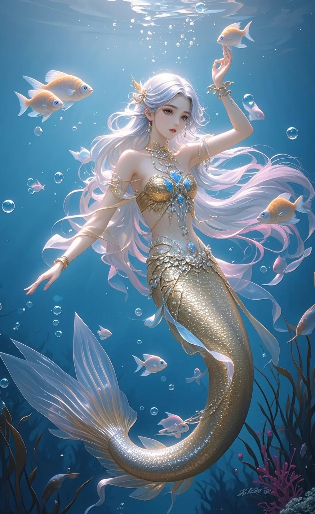 唯美梦幻的人鱼公主～每一张都好喜欢啊