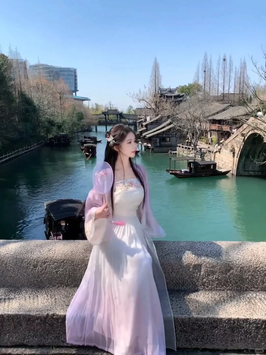 汉服晚礼服模特