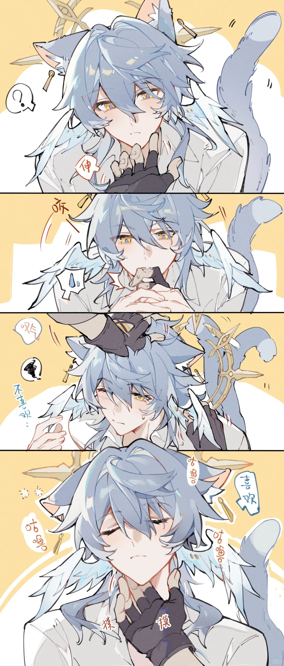 撸一下猫猫鸟