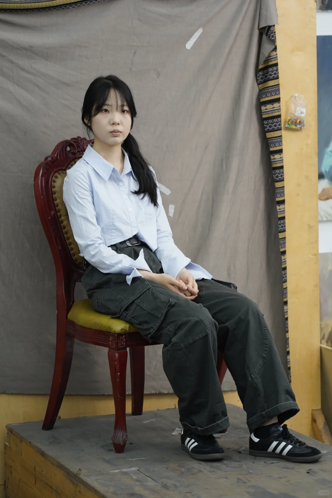 画美女的一天
