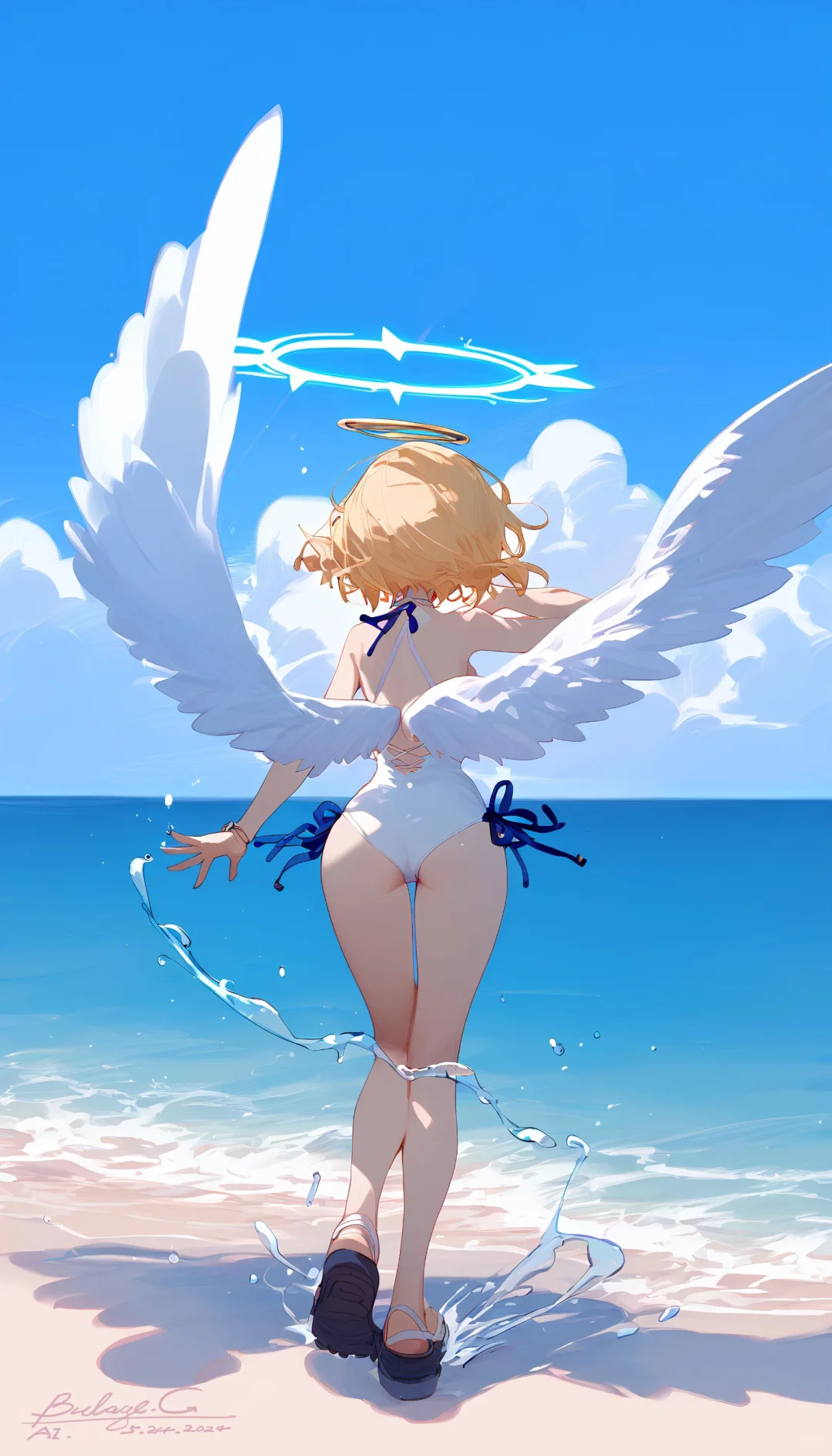 天使背影