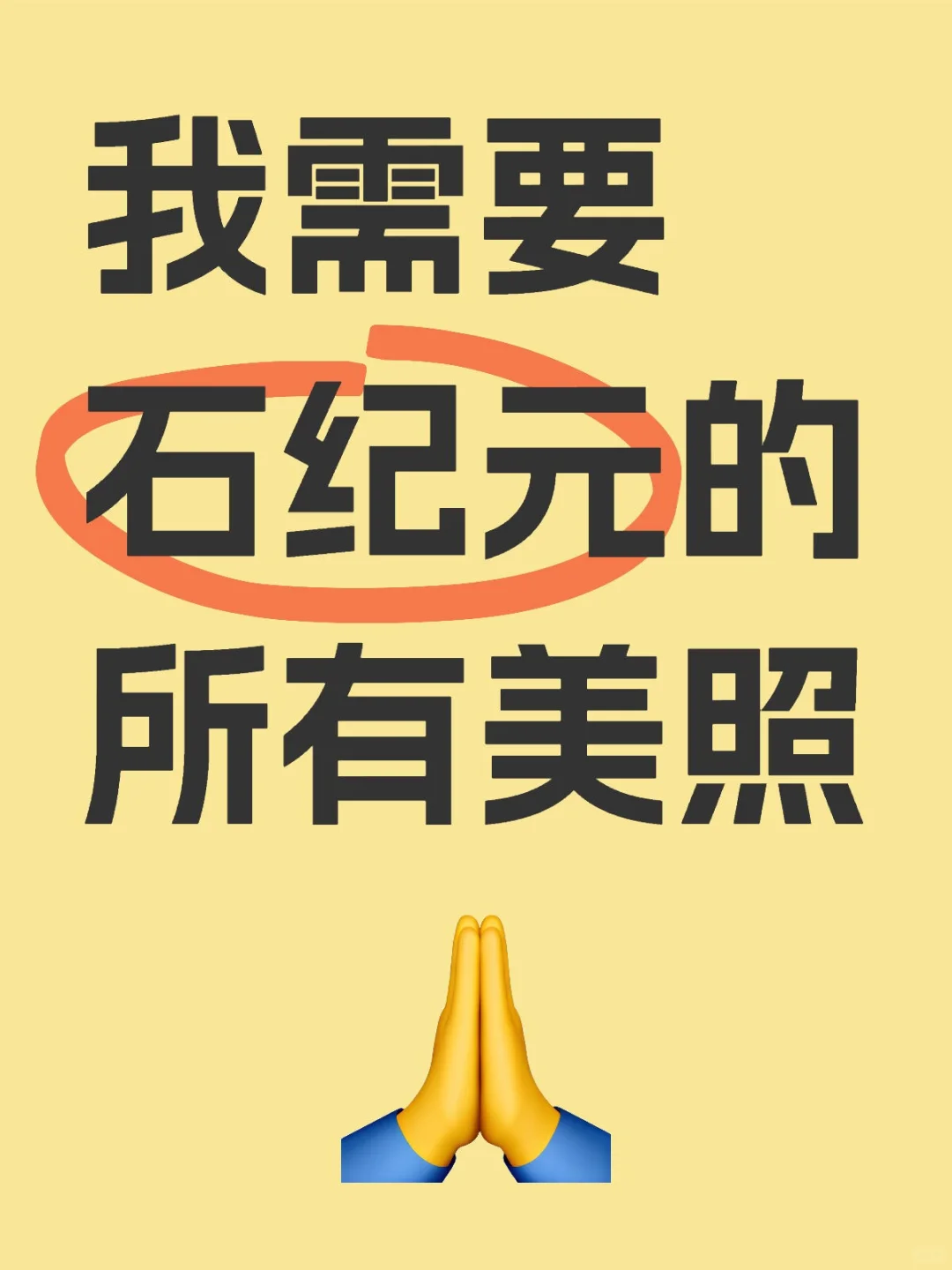 石纪元美照