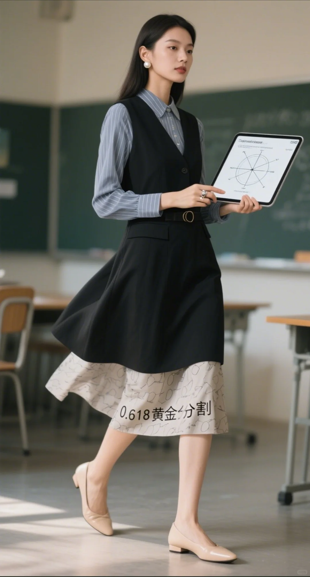ai对数学女研的穿搭刻板印象