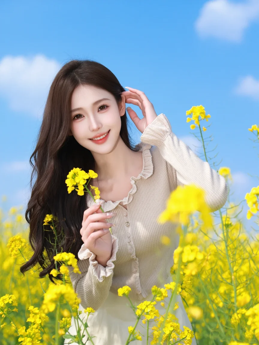 油画大片｜掉进油菜花海的浪漫瞬间