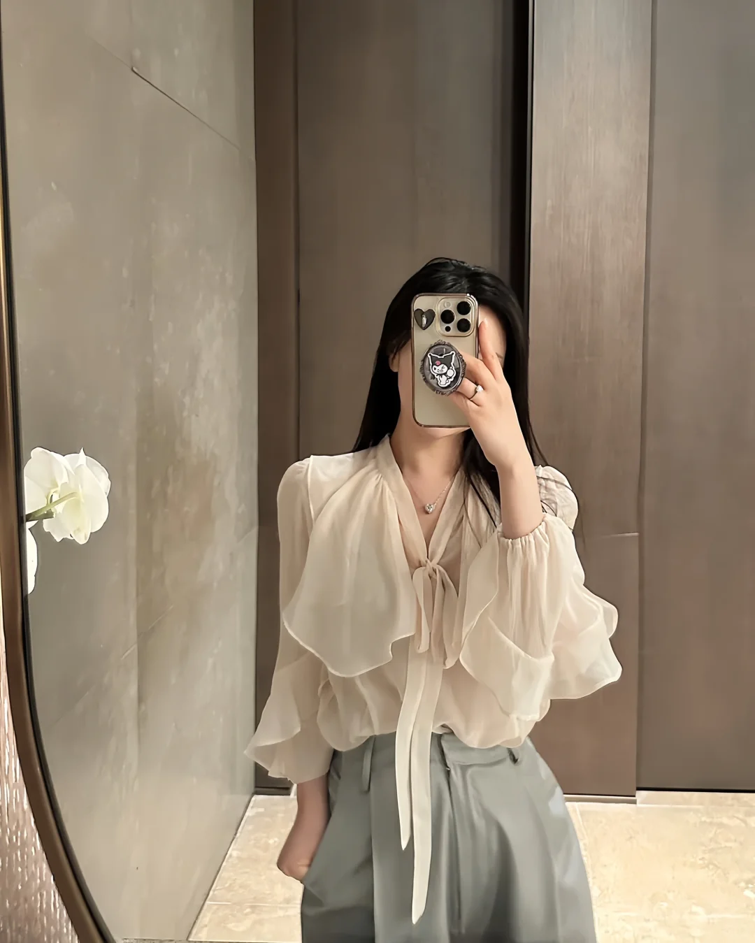 今天这身衣服该叫姐姐还是阿姨？👗✨