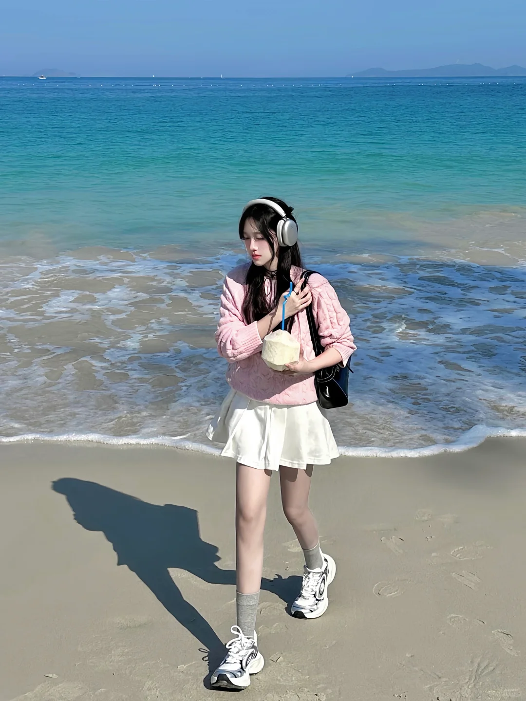 在果冻海边浅春系一下