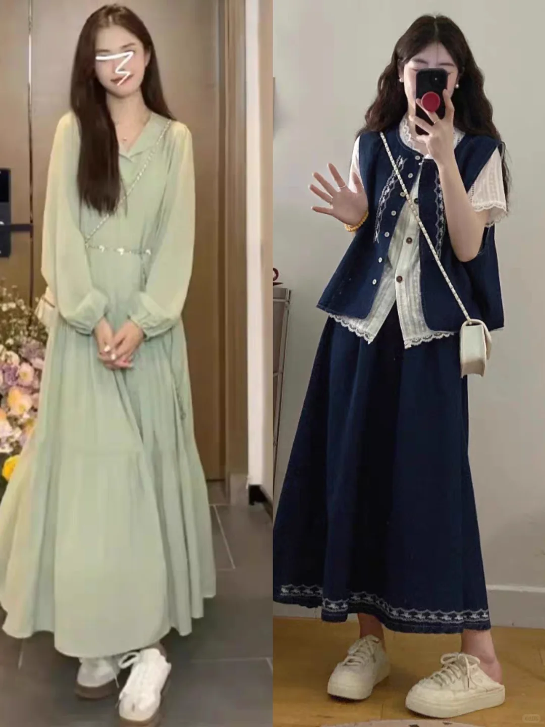 春夏季女生裙装显瘦又高级感穿搭